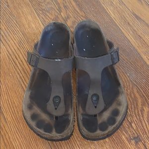 Birkenstock Gizeh Birkibuc Mocha